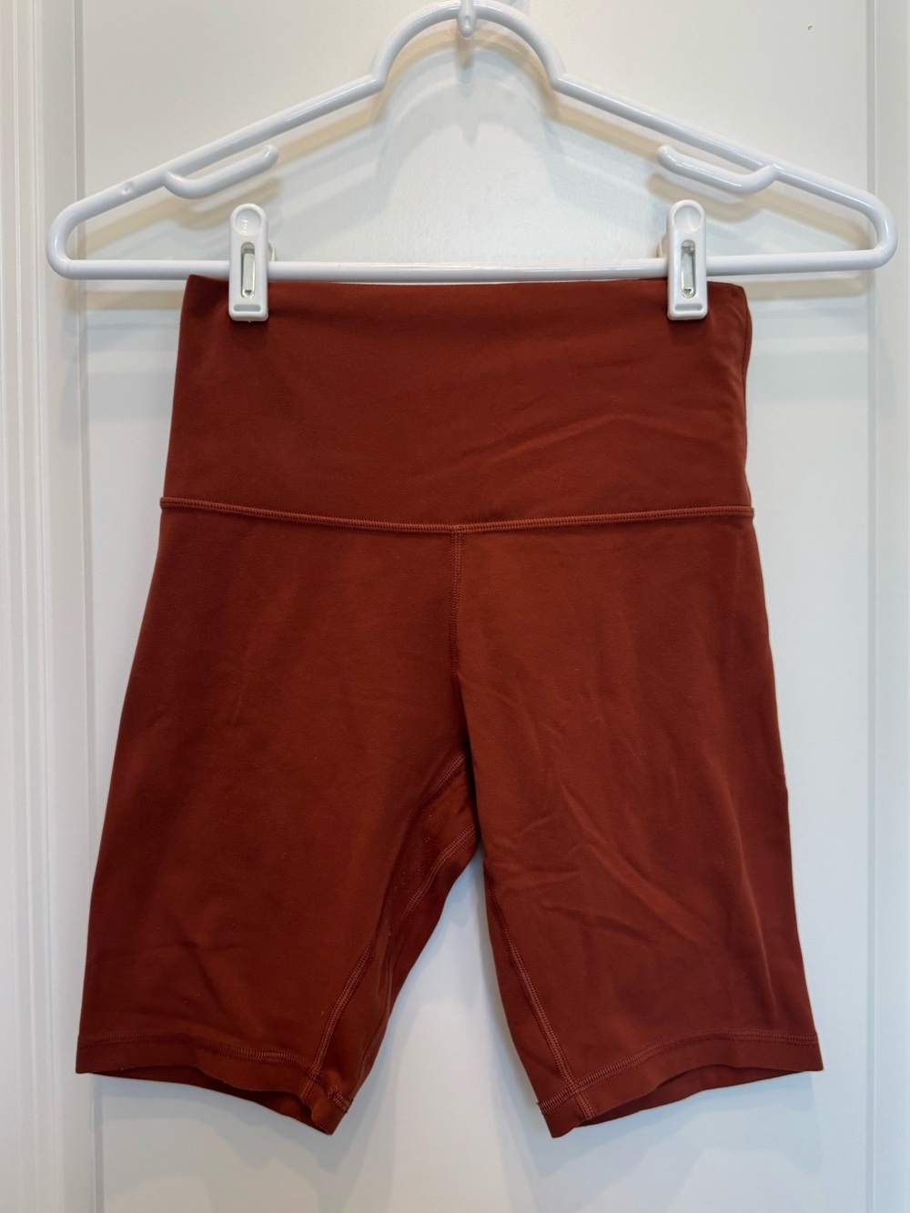 Lululemon Align Burnt Orange Biker Shorts